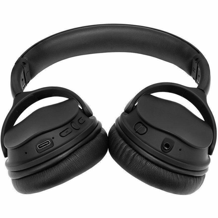 Alt View 7. Monoprice - Monoprice BT-300ANC Active Noise Cancelling (ANC) Bluetooth Headphones - Stereo - Mini-phone (3.5mm) - Wired/Wireless - Unknown.