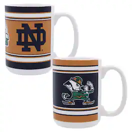 Indigo Falls - Notre Dame Fighting Irish 15oz. Home & Away 2-Pack Mug Set - Multicolor