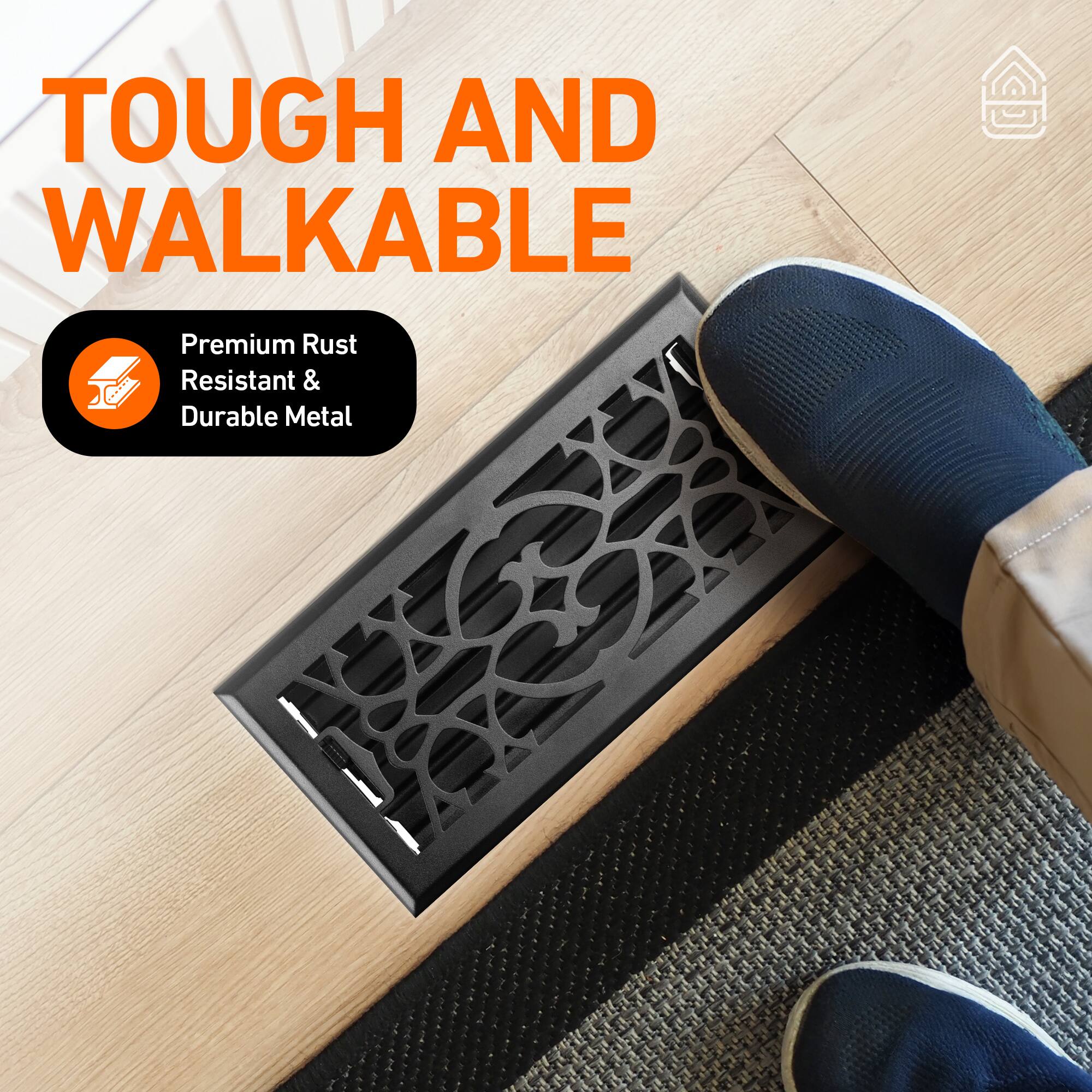 TOUGH AND WALKABLE

Premium Rust Resistant & Durable Metal
