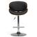 Left. Simpli Home - Marana Bentwood Adjustable Height Gas Lift Bar Stool - Black.