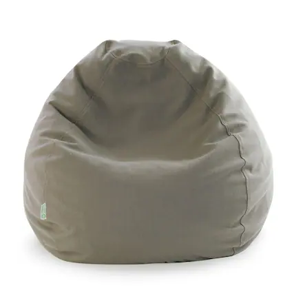 Front. Majestic Home - Large Bean Bag Wales Gray - Gray.