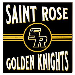 Jardine - Saint Rose Golden Knights 10" x 10" Retro Team Sign - Black