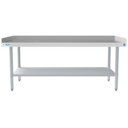Koolmore - 30" x 60" 16-Gauge Stainless Steel Equipment Stand with Galvanized Undershelf, EQT-163060 - Silver