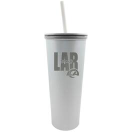Great American Products - Los Angeles Rams 24oz. Opal Skinny Tumbler - Multicolor