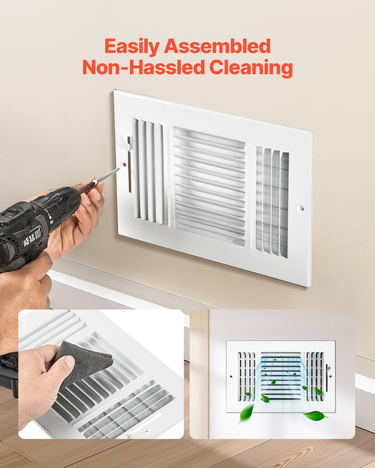 Easily Assembled Non-Hassled Cleaning