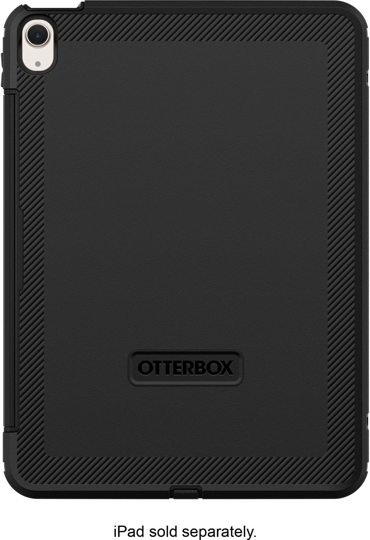 OtterBox - Defender Series for Apple iPad Air 11-inch (M3), Apple iPad Air 11-inch (M2), iPad Air (5th gen), and iPad Air (4th gen) - Black - Front_Zoom