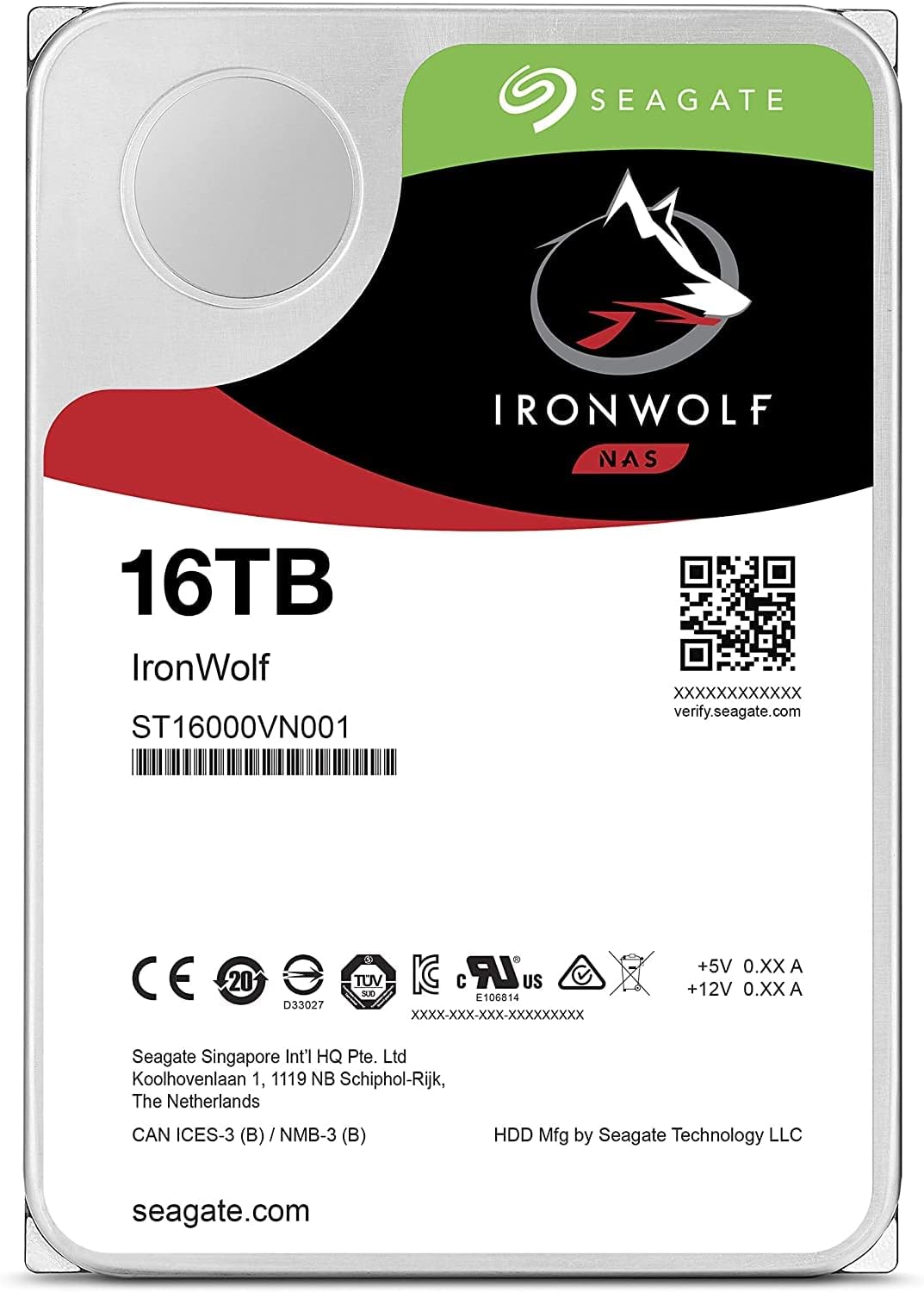 Seagate IronWolf 1 TB NAS Raid Internal Hard Drive - 5,900 RPM Sata 6 Gb/s 3.5-Inch (ST1000VN002) : Seagate IronWolf 10TB NAS Internal Hard Drive HDD