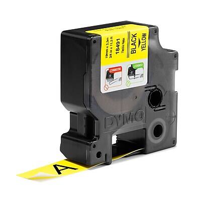 3.5m 11,5h K 19kmm W S 18491 | 4 INCORRECT BLACK YELLOW DYMO