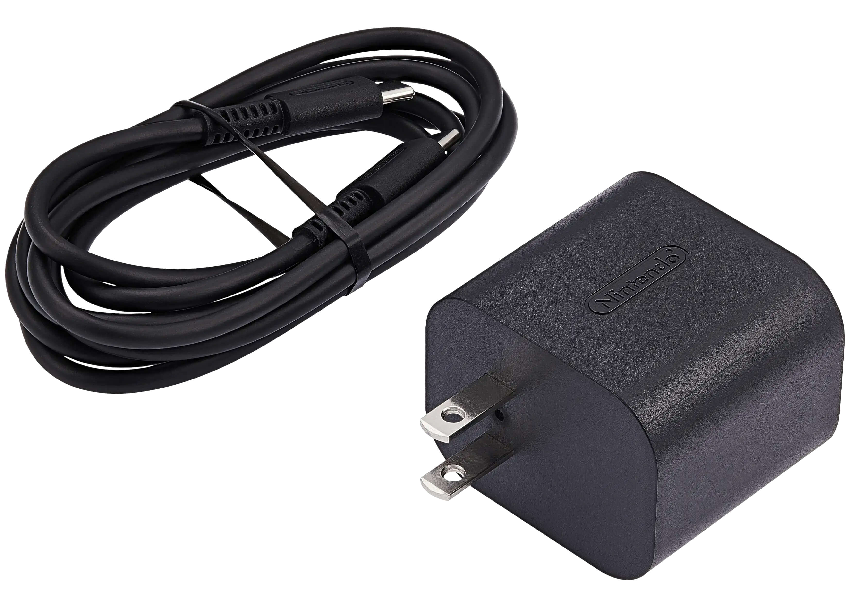 Alt View 1. Nintendo - AC Adapter / Power Charger Replacement Compatible For Nintendo Switch 2 - Black - Black.