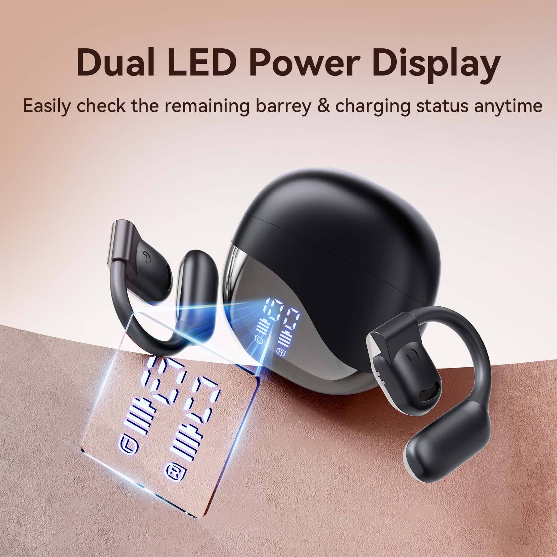Dual LED Power Display  
Easily check the remaining battery & charging status anytime