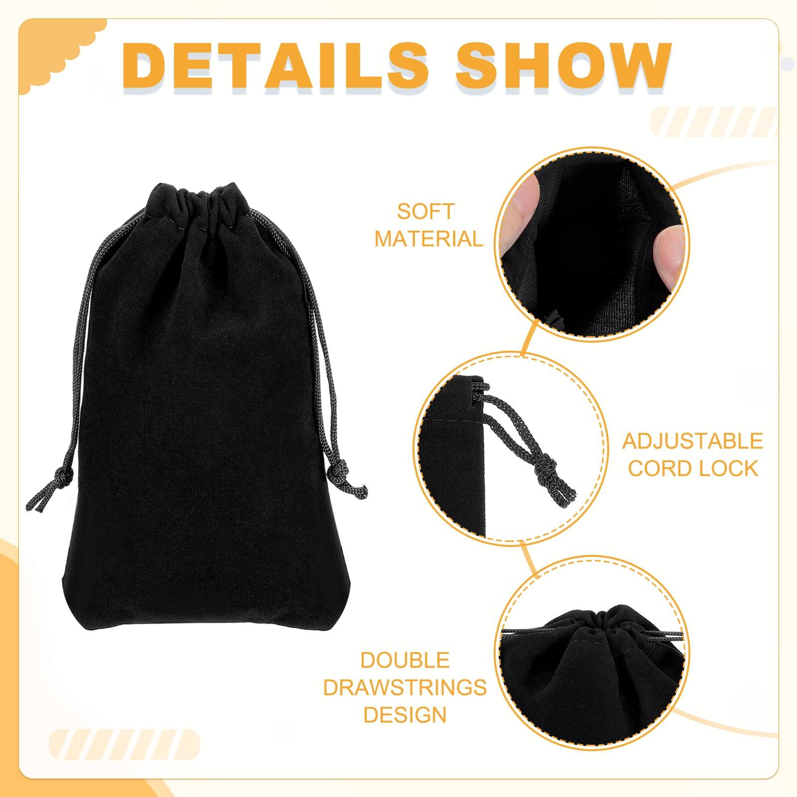 DETAILS SHOW

- SOFT MATERIAL
- ADJUSTABLE CORD LOCK
- DOUBLE DRAWSTRINGS DESIGN