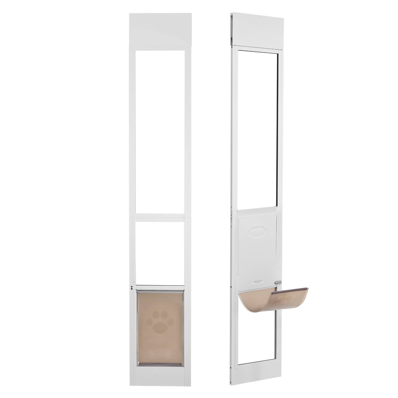 Alt View 5. VEVOR - Dog Door for Sliding Glass Door, 75 7/8"-80 11/16" Adjustable Height Doggy Door for Sliding Doors.