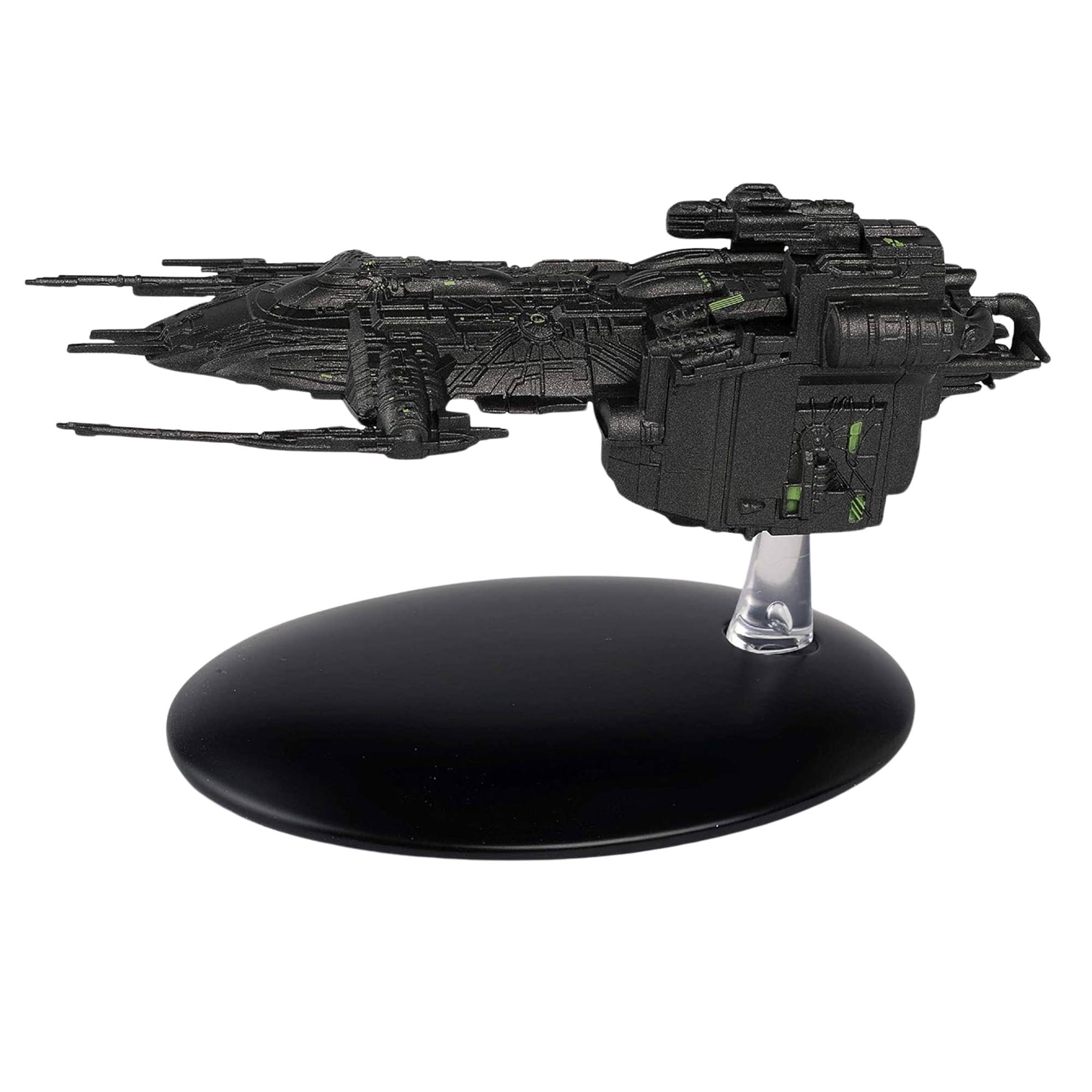 Alt View 2. Eaglemoss - Eaglemoss Star Trek Arctic Explorer Borgified Ship Replica - Black.