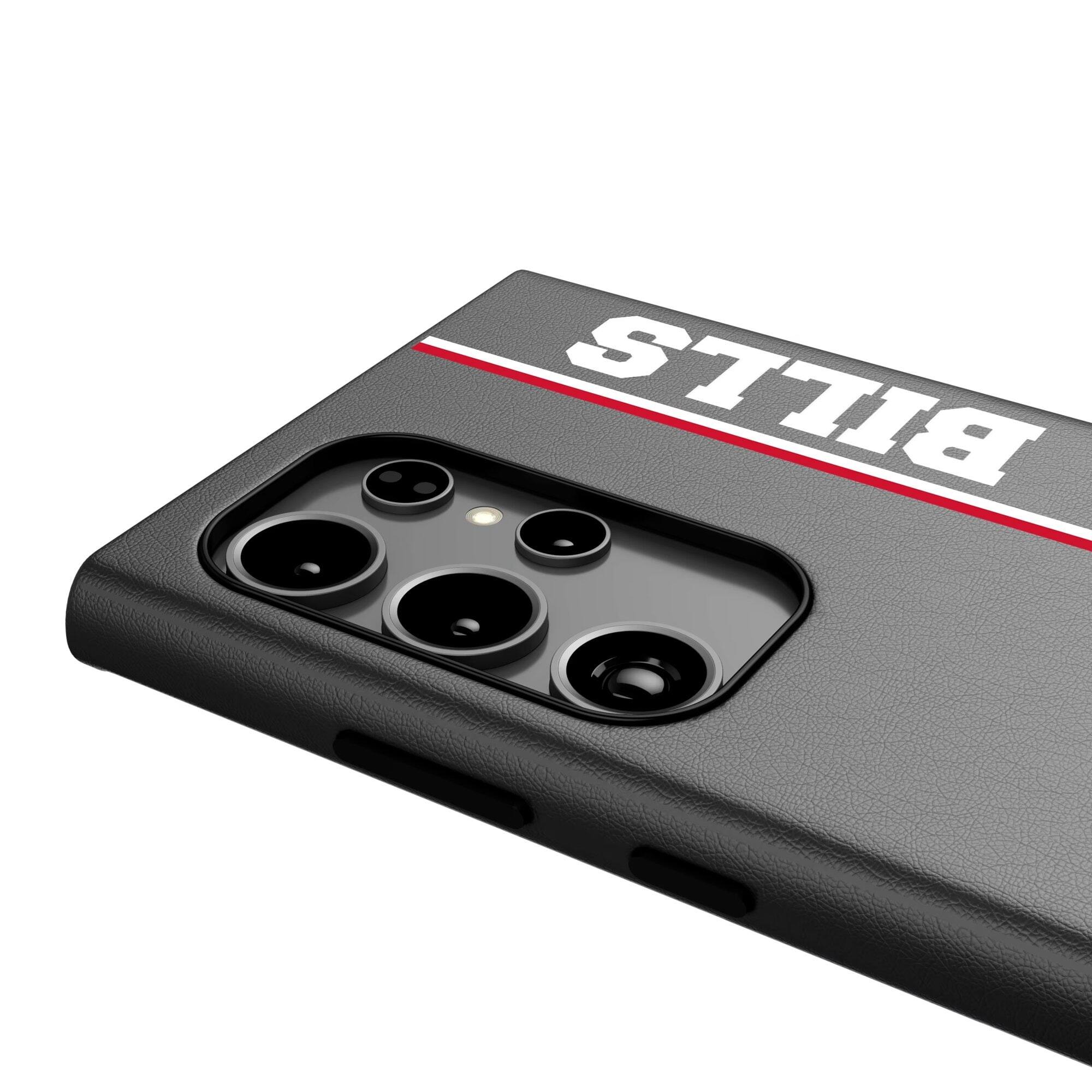 Alt View 2. Keyscaper - Buffalo Bills Galaxy Magnetic Bump Case - S24 - Black.