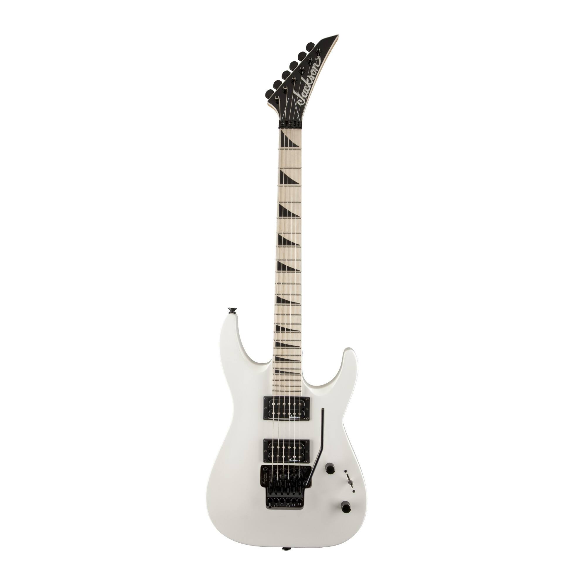 Angle. Jackson - Jackson JS Series Dinky Arch Top 6-String Electric Guitar (Snow White) w/Case.