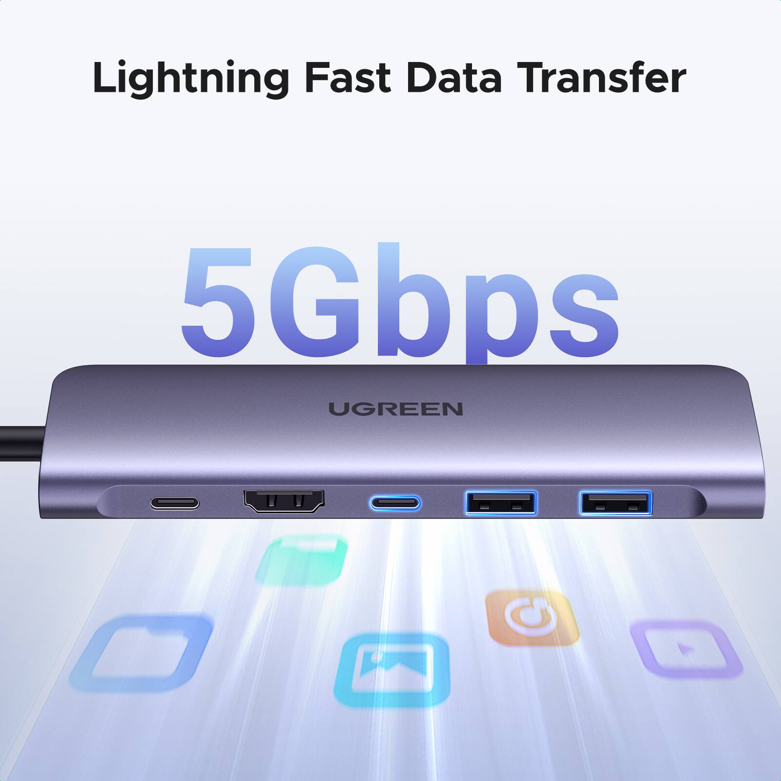 UGREEN Revodok 1071 USB C Hub - Thumbnail 4