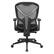 Alt View 12. OSP Home Furnishings - High Back Mesh Back Manager’s Chair with Self-Adjusting Lumbar Support and Adjustable Arms - Black.
