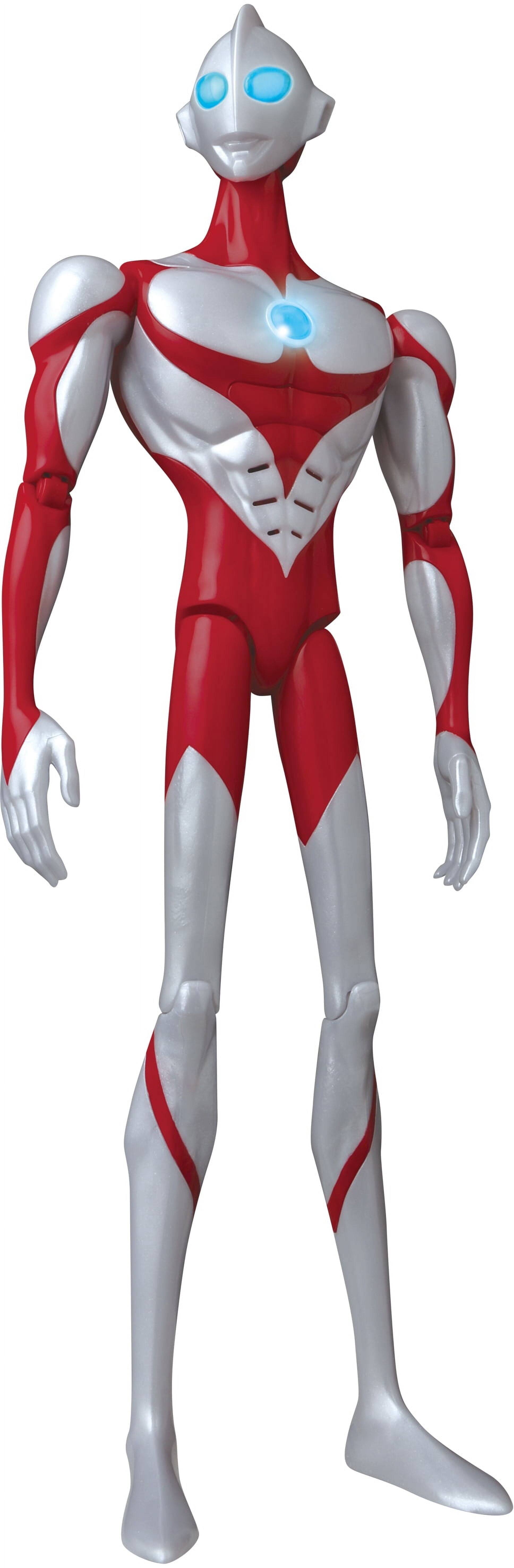 Angle. Bandai - Bandai - Ultraman: Rising - 12" Deluxe Ultraman Figure   - COLLECTIBLES - Multicolor.