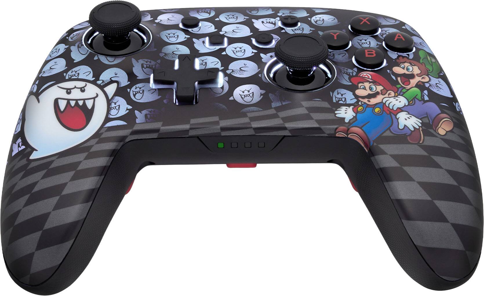 Alt View 16. PowerA - PowerA Enhanced Wireless Controller for Nintendo Switch with Lumectra – Mario Peek-A-Boo - Mario Peek-A-Boo.