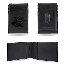 Rico Industries - Wichita State Shockers Black Money Clip Front Pocket Slim Wallet - Multi