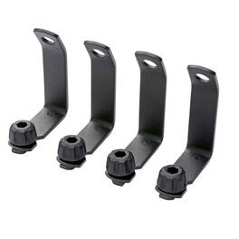 LoadStop Steel T-Slot Mounted Load Stops Accessory for Yakima Crossbars - Black