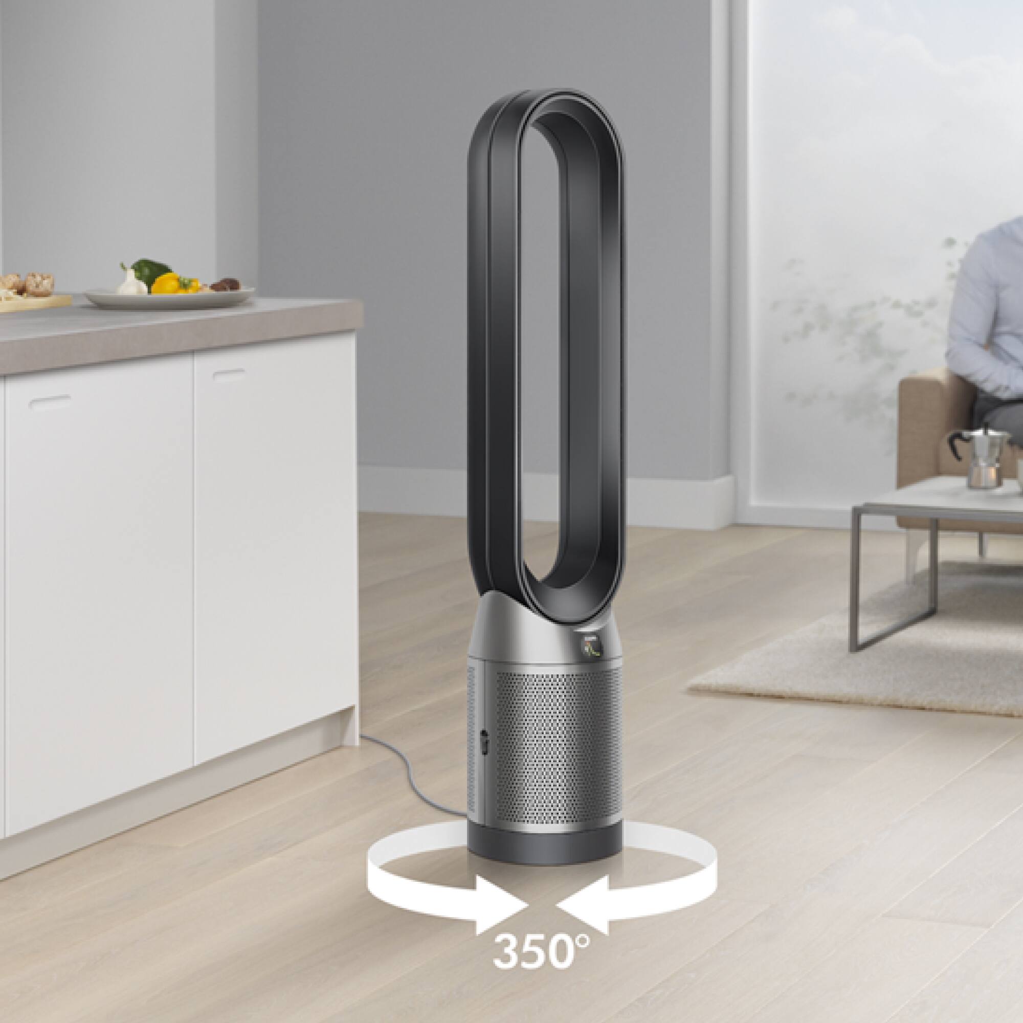 Back. Dyson - Purifier Cool TP07 - Exclusive - Black/Nickel.