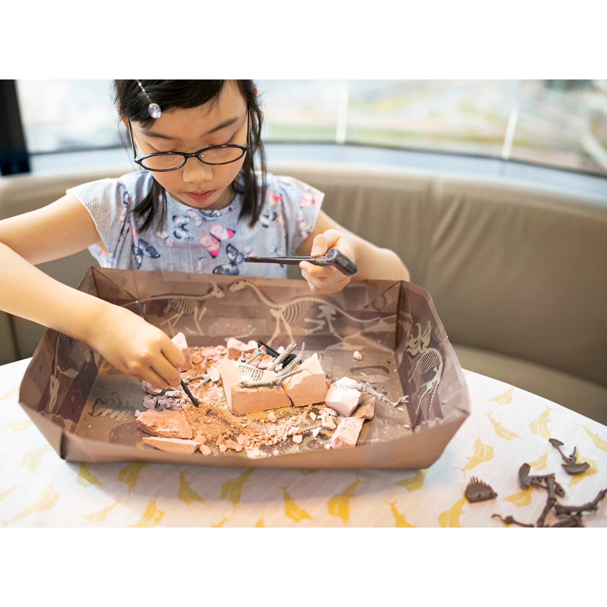 Alt View 3. 4M - Dig A Dinosaur Skeleton - Tyrannosaurus Rex Fossil Excavation and Assembly Kit - Multicolor.