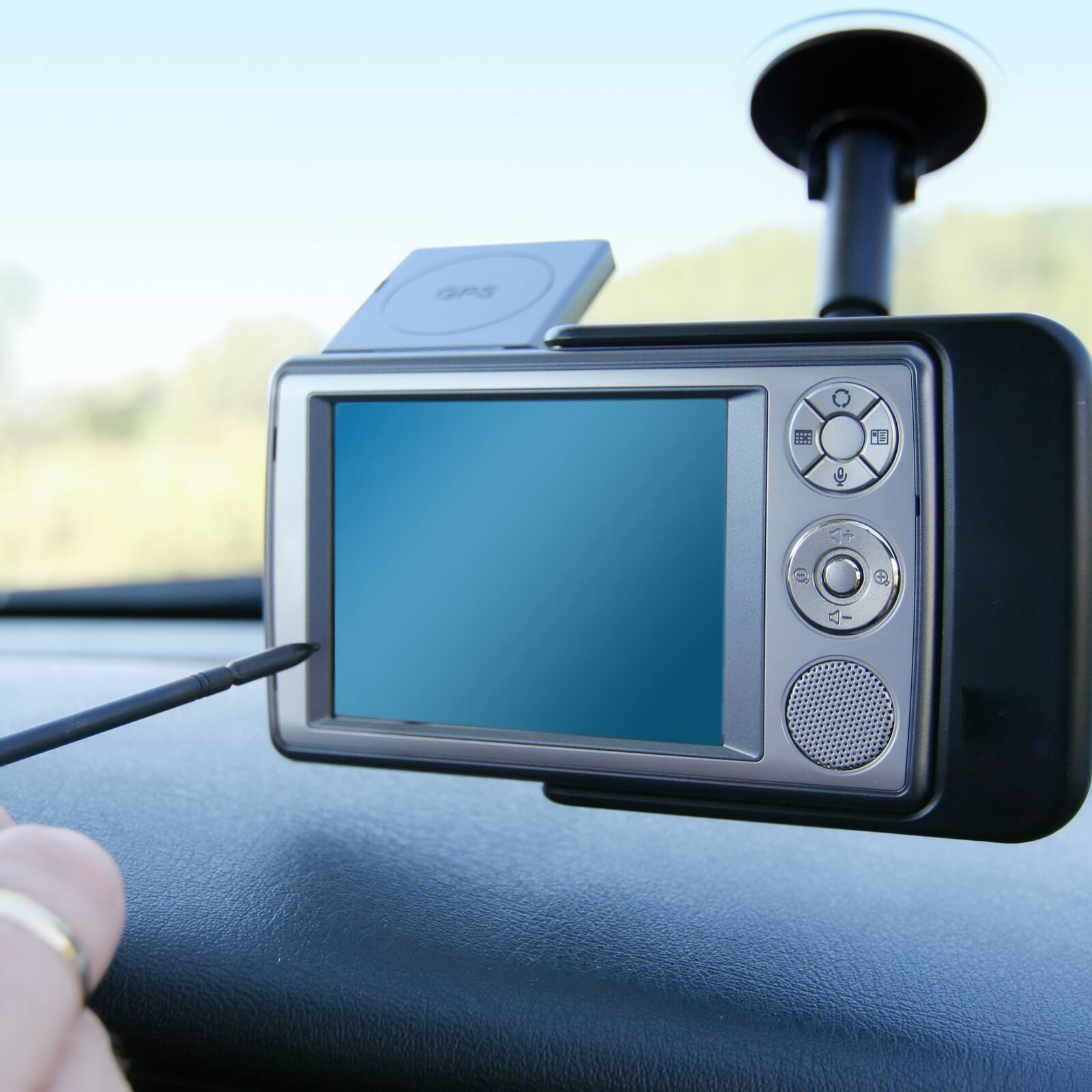 Alt View 3. Unique Bargains - 3pcs Touch Resistive Screen Pen Spring Resistance Pen for Car Navigation GPS POS - Black.