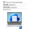 14" 2K LCD TOUCHSCREEN
16GB MEMORY
512GB STORAGE
Windows 11
intel CORE 7
