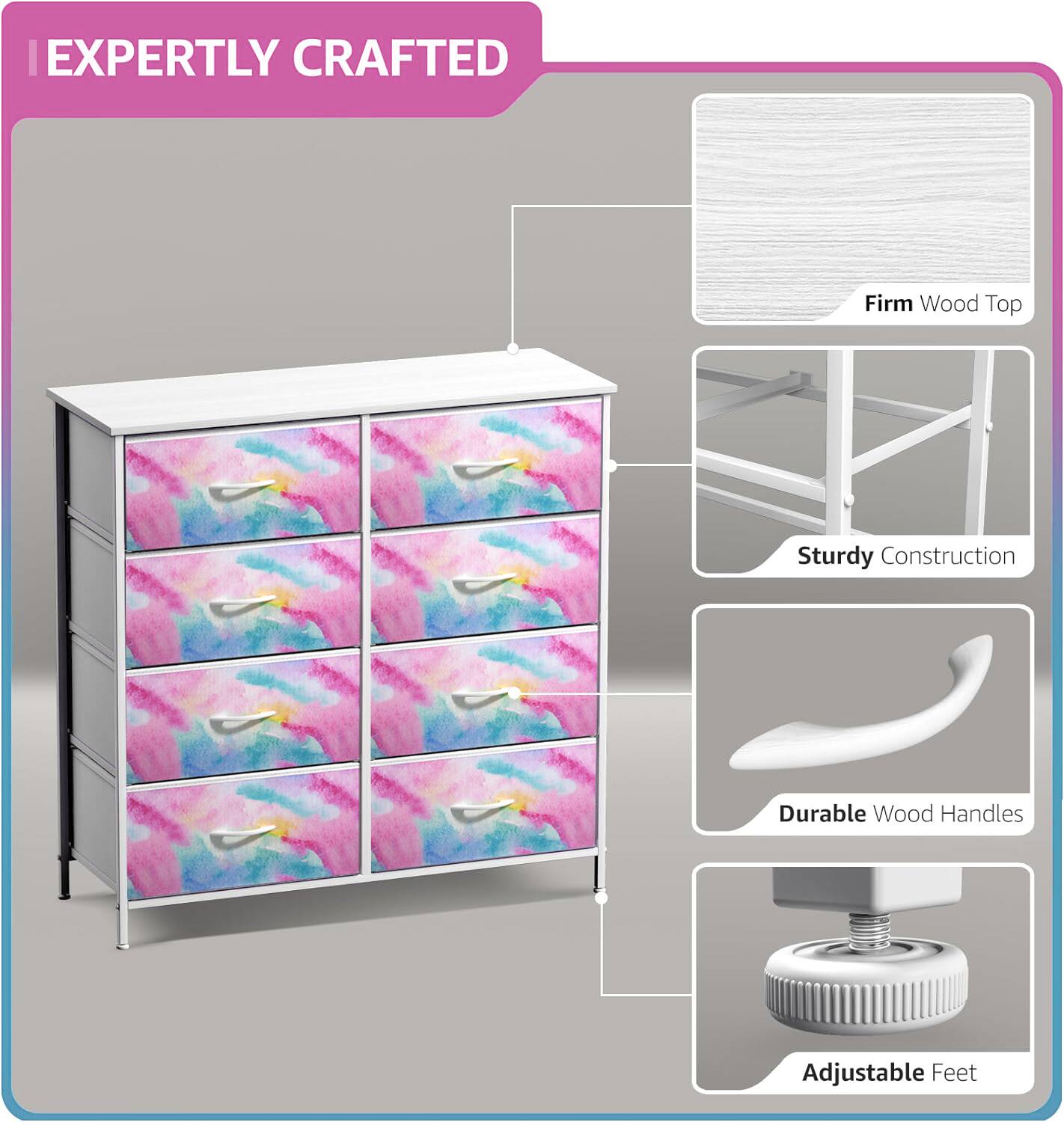 EXPERTLY CRAFTED

- Firm Wood Top
- Sturdy Construction
- Durable Wood Handles
- Adjustable Feet