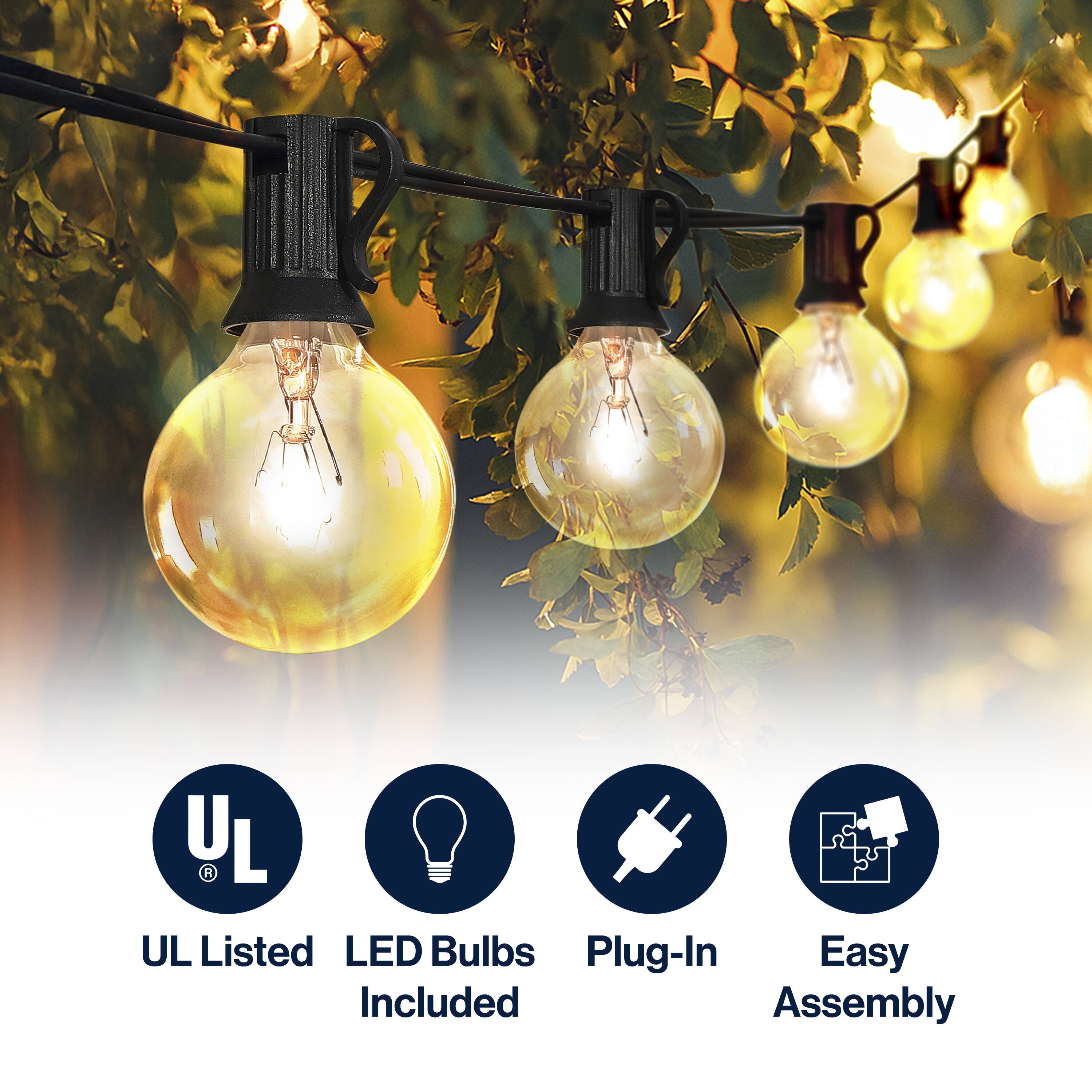 UL Listed LED Bulbs Plug-In Easy Assembly