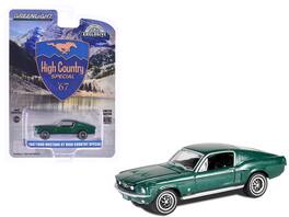 1967 Ford Mustang GT Fastback High Country Special Timberline Hobby Exclusive 1/64 Diecast by Greenlight - Green Metallic