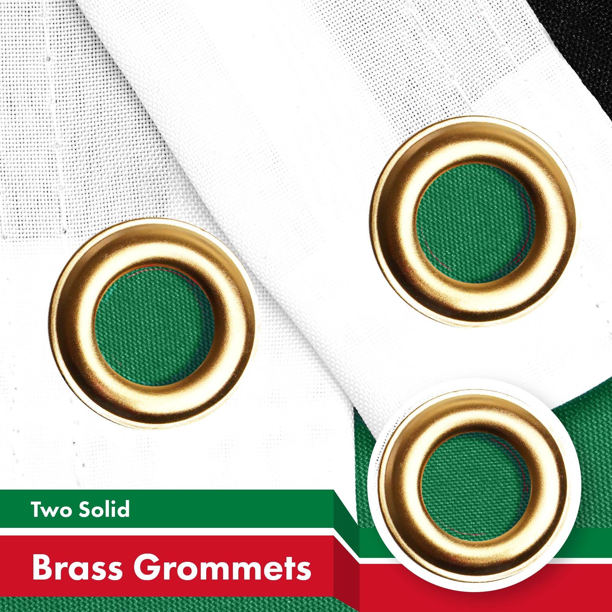 Two Solid Brass Grommets