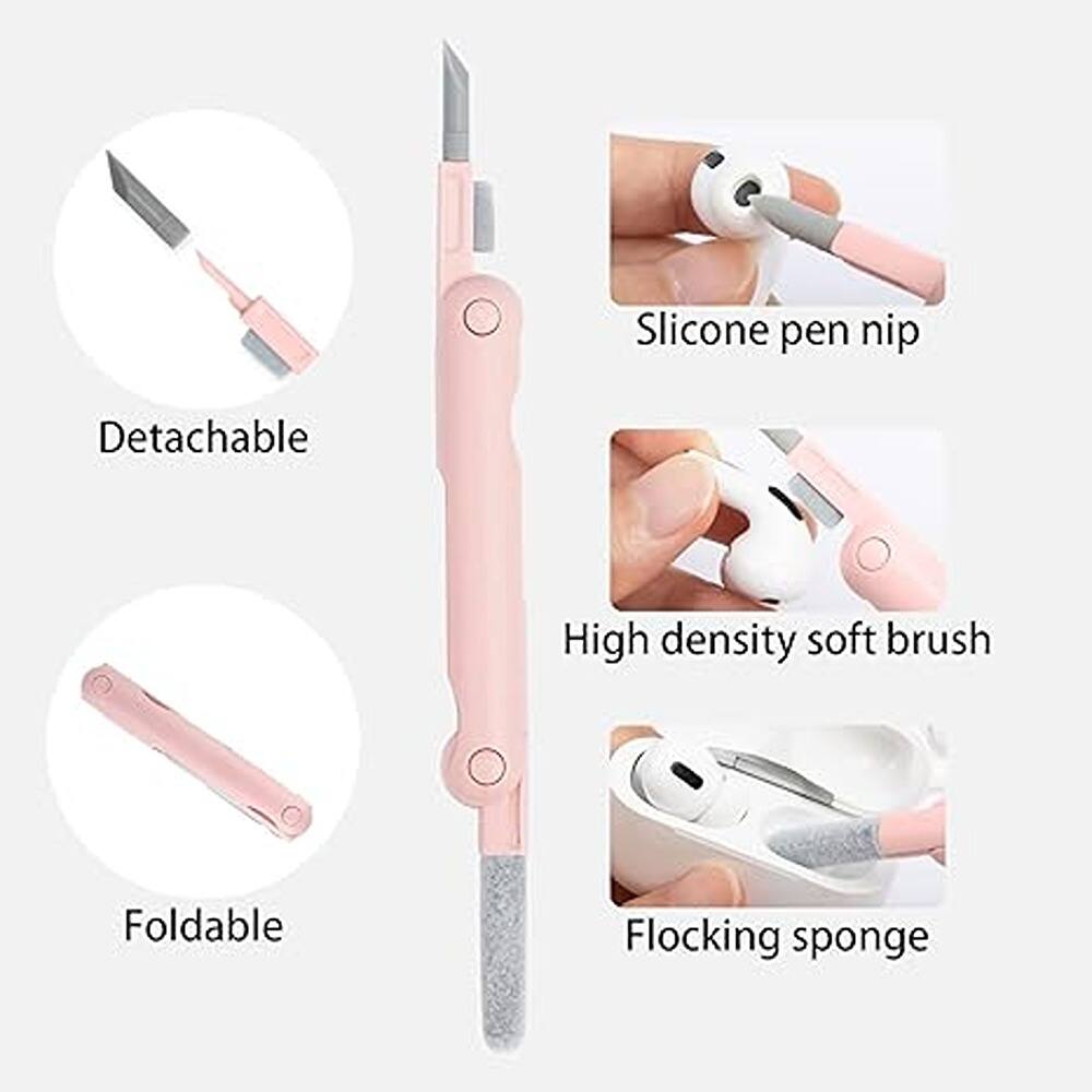 - Detachable
- Silicone pen nip
- High density soft brush
- Foldable
- Flocking sponge