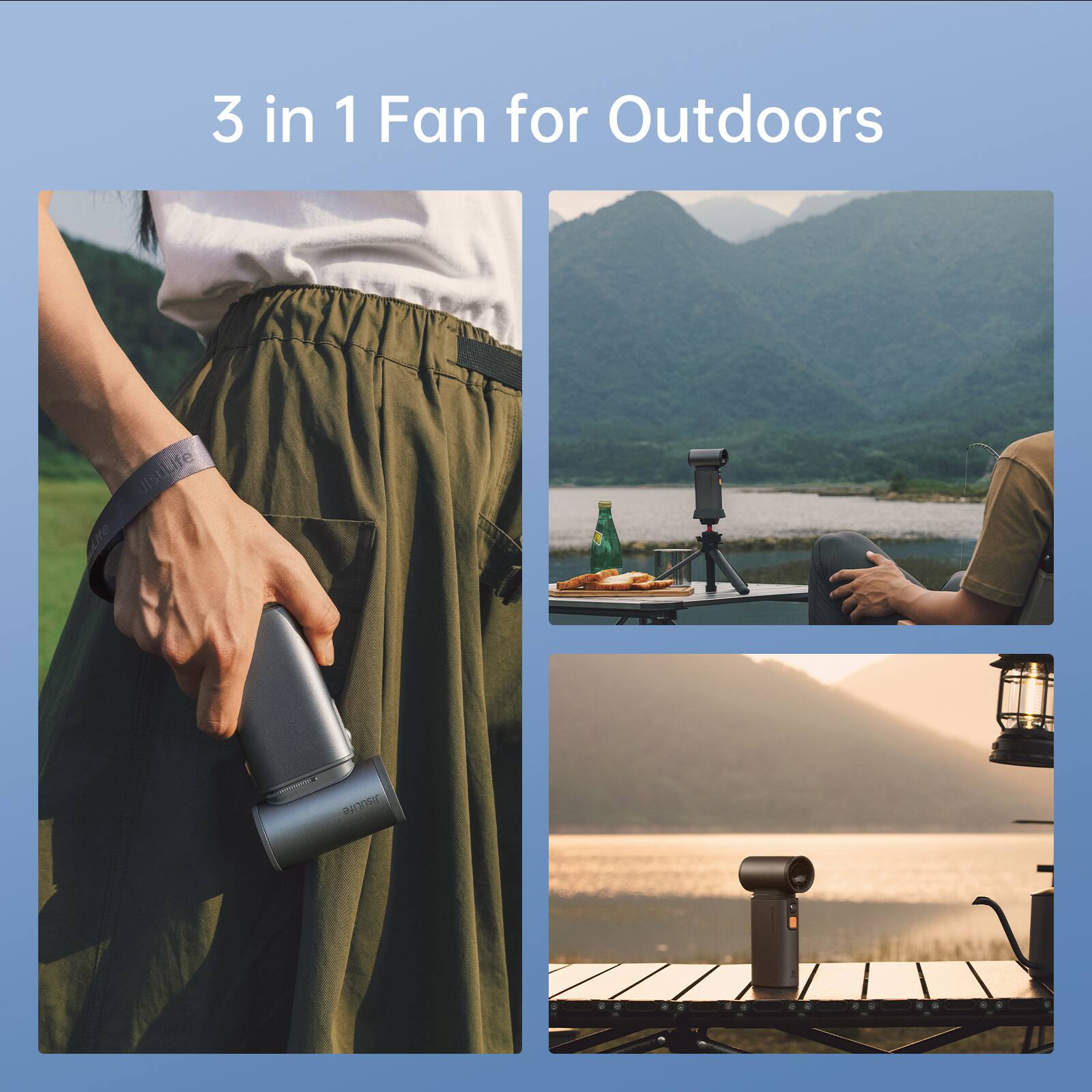 3 in 1 Fan for Outdoors