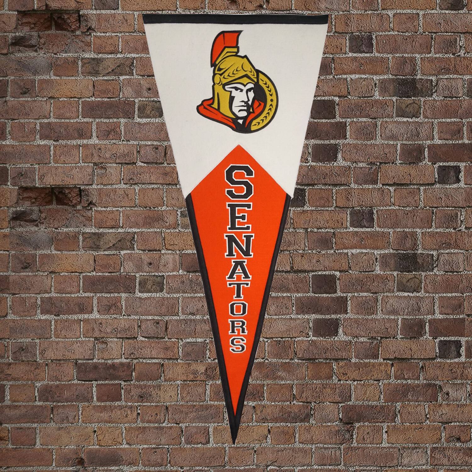 Alt View 5. Winning Streak Sports - Ottawa Senators NHL GIANT SIZE Pennant 17x40 Wool Pennant - Multi.