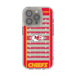 Keyscaper - NFL - Kansas City Chiefs iPhone Clear Field Design Case - 14 - Multicolor