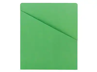 Front. Smead - File Jackets, Letter Size, Green, 25/Pack - Green.