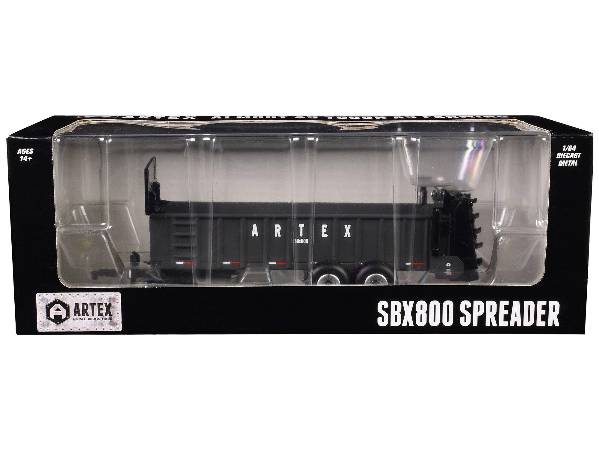 AGES 14+
1/64 DIECAST METAL
ARTEX Bx800
ARTEX 11 MUSI AC TOUCH AC PREMING
SBX800 SPREADER