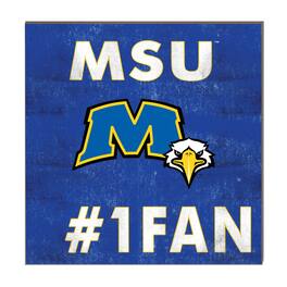 Jardine - Morehead State Eagles 10" x 10" #1 Fan Plaque - Blue