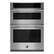 Front. JennAir - RISE 30" Built-In Microwave Combination Electric Wall Oven with Convection - Stainless Steel.