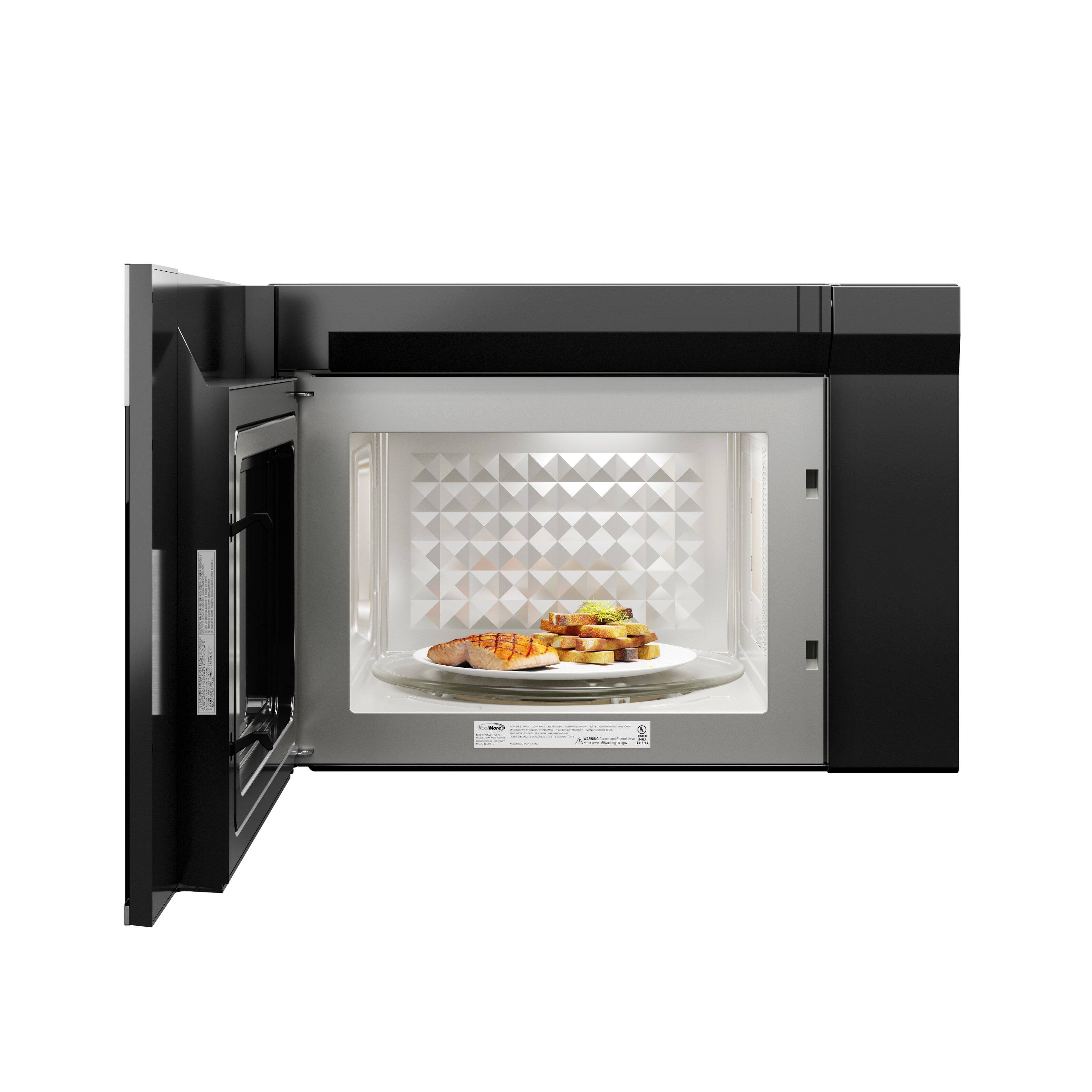 Alt View 5. Koolmore - 1.3 cu. ft. Over the Range Stainless Steel Microwave, 300 CFM, One Panel (KM-MOT-OP1SS) - Stainless-Steel.