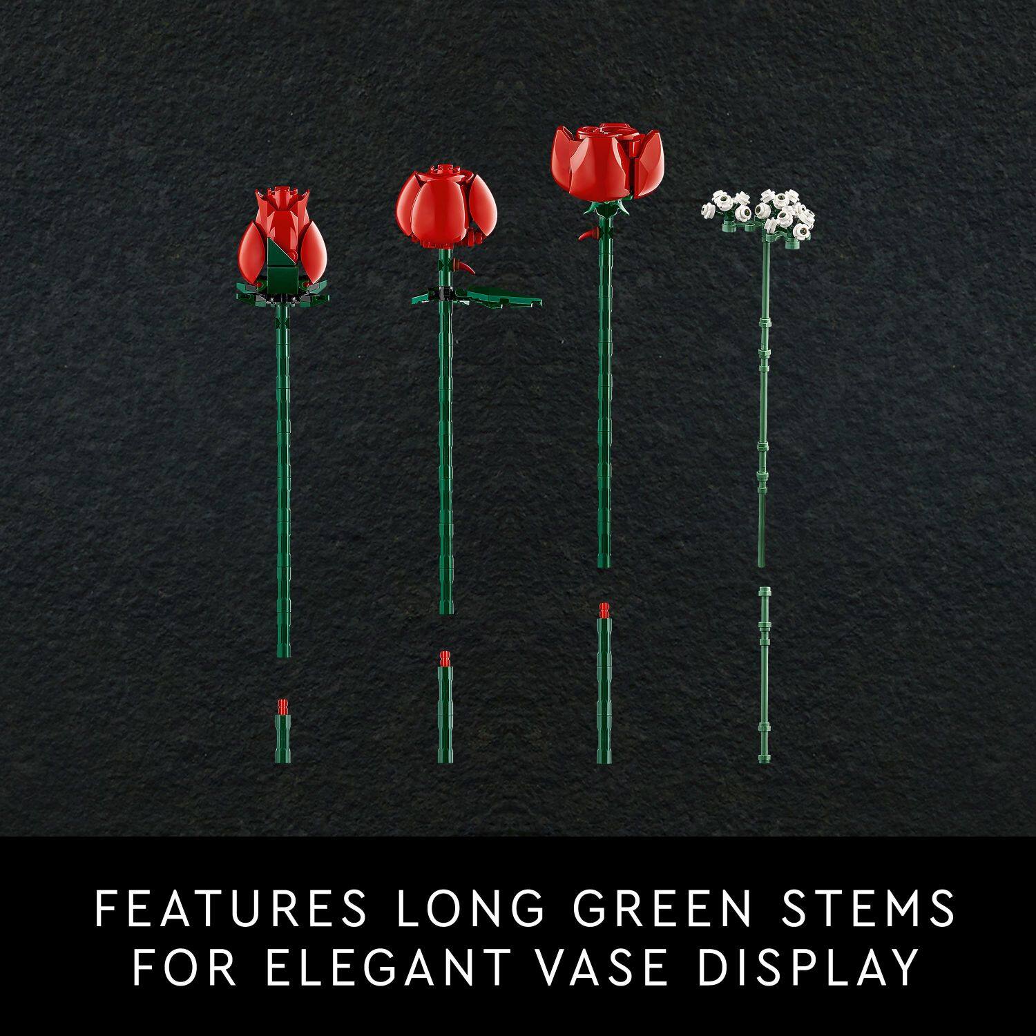FEATURES LONG GREEN STEMS FOR ELEGANT VASE DISPLAY