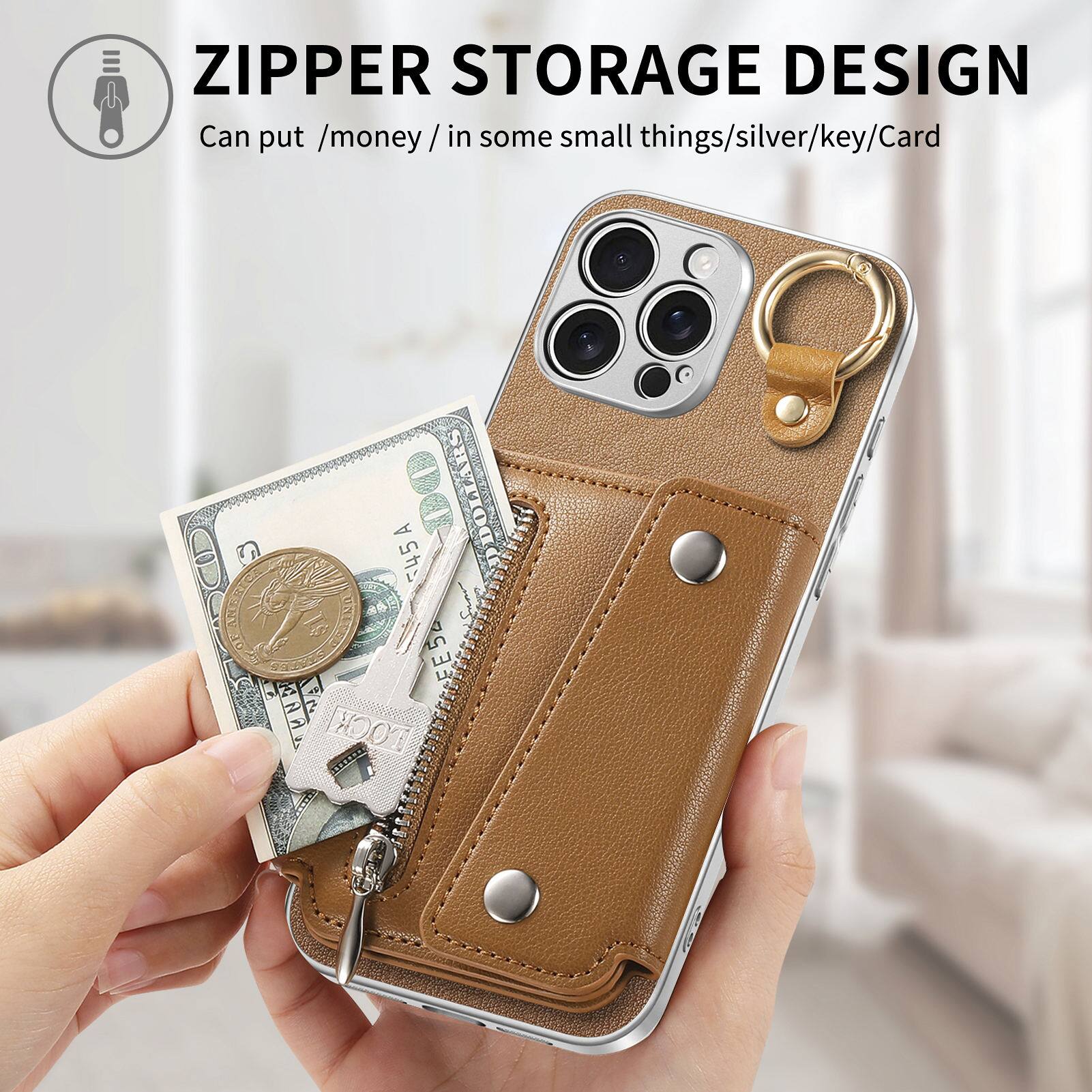 ZIPPER STORAGE DESIGN  
Can put /money/ in some small things/silver/key/Card

ANSEL  
A 545 DOLLARS A FE5 CARA FOCK