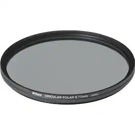 Nikon - 77mm Circular Polarizer II Thin Ring Multi-Coated Glass Filter
