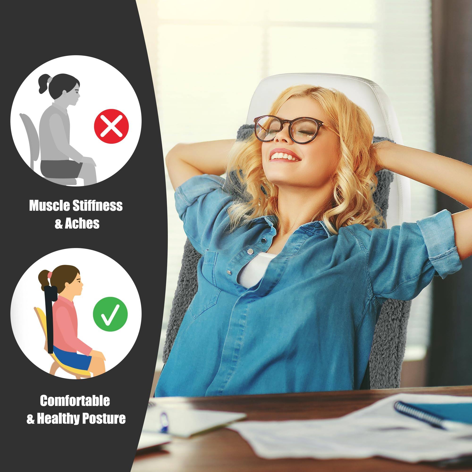 Muscle Stiffness & Aches  
Comfortable & Healthy Posture