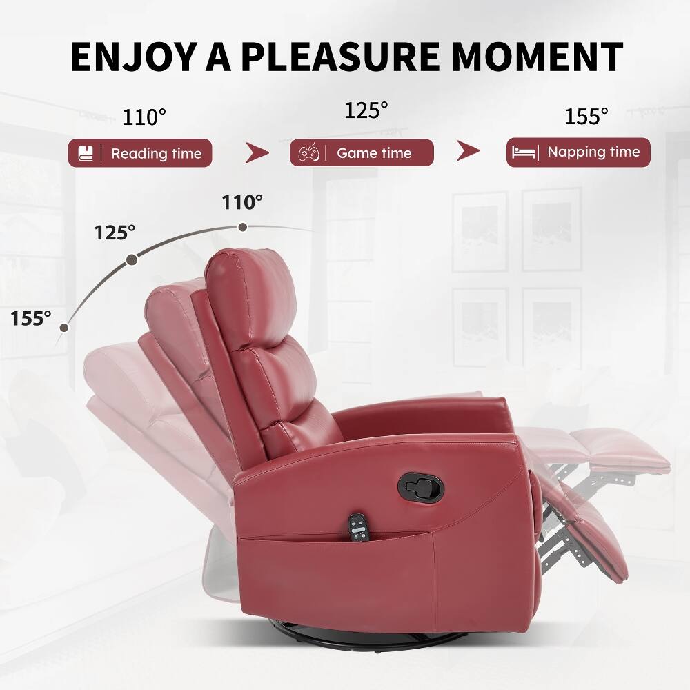 ENJOY A PLEASURE MOMENT

110°
125°
155°

Reading time
Game time
Napping time