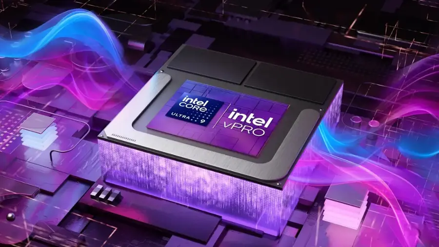 The text on the image reads: "Intel Core i7 Ultrabook intel VPRO."