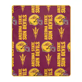 Pegasus - Arizona State Sun Devils 50" x 60" Homefield Stacked Logos Ultra Soft Blanket - Multicolor