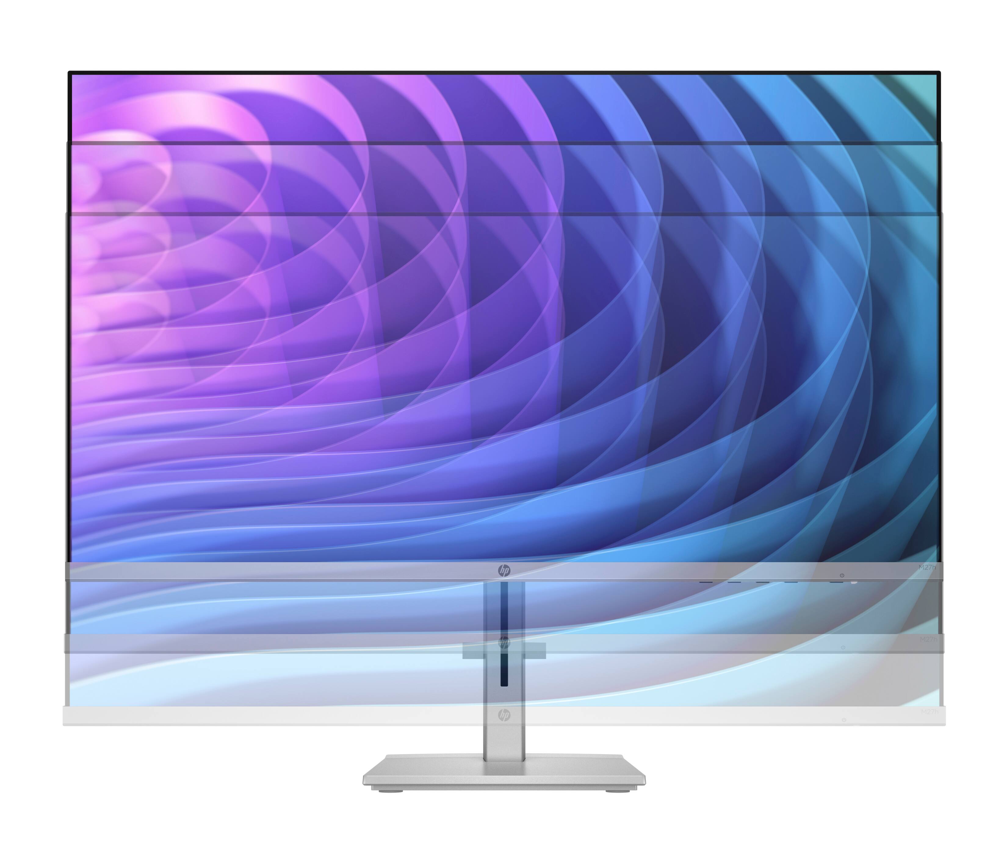 Alt View 12. HP - 27" IPS LED FHD FreeSync Monitor with Adjustable Height (HDMI, VGA) - Silver & Black.